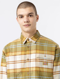 DICKIES ORTING SHIRT GREEN MOSS