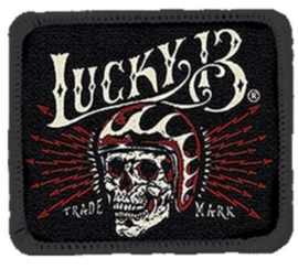 THE SKULL BUILT EMBROIDERED PATCH