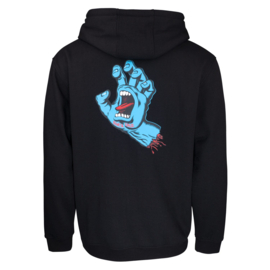 SANTA CRUZ SCREAMING HAND CHEST HOOD BLACK