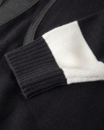 LOSER MACHINE THROTTLE SWEATER BLACK WHITE