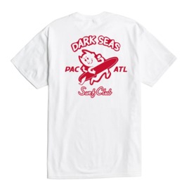 DARK SEAS SURFIN DEVILS POCKET T-SHIRT WHITE
