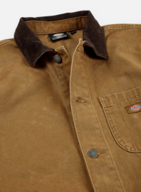 DICKIES DUCK CANVAS SUMMER JACKET BROWN