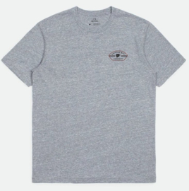 BRIXTON RAMPANT T-SHIRT HEATHER GREY