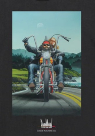 LOSER MACHINE X DAVID MANN  OPEN ROAD T-SHIRT BLACK