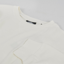 DICKIES ZWOLLE WAFFLE LONGSLEEVE T-SHIRT ECRU