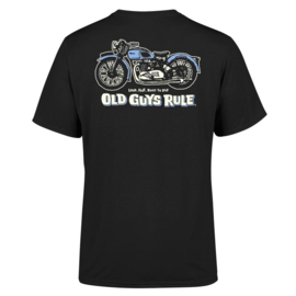 OLD GUYS RULE 'TRIUMPH' T-SHIRT  BLACK