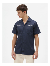 DICKIES HALMA SHIRT NAVY BLUE