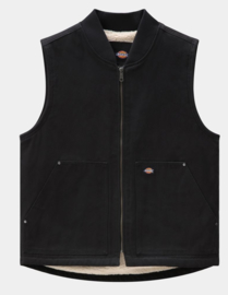 DICKIES DUCK CANVAS VEST BLACK