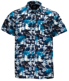 DICKIES HONOLULU SHIRT BLUE