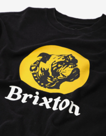 BRIXTON TANK T-SHIRT BLACK WORN WASH