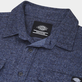 DICKIES WOODMERE LONGSLEEVE SHIRT DARK BLUE