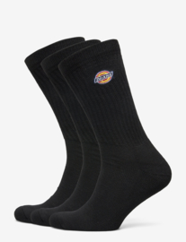 DICKIES VALLEY GROVE SOCK BLACK  3-PACK