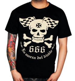 LA MARCA DEL DIABLO LOGO 1 BLACK T SHIRT