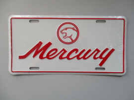 KENTEKENPLAAT FORD MERCURY LOGO METAAL