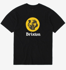 BRIXTON TANK T-SHIRT BLACK WORN WASH