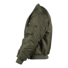 FOSTEX  MA-1 BOMBER JACK DARK OLIVE