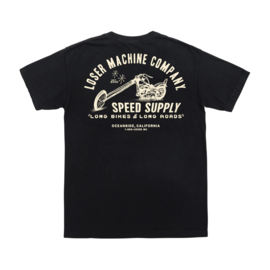 LOSER MACHINE LONG ROADS POCKET T-SHIRT BLACK