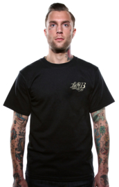 LUCKY 13 BLACK & TAN MEN'S TEE SHIRT