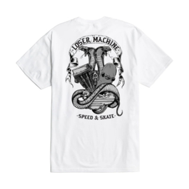 LOSER MACHINE SPEED & SKATE II T-SHIRT WHITE