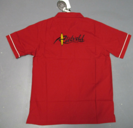 RIETVELD SIGNATURE SURFBOARD SHIRT RED