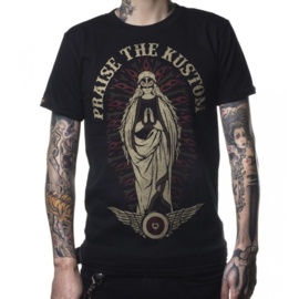 LA MARCA DEL DIABLO PRAISE THE KUSTOM BLACK T SHIRT