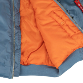 FOSTEX  MA-1 BOMBER JACK VINTAGE DENIM