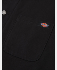 DICKIES DUCK CANVAS CHORE JACKET BLACK