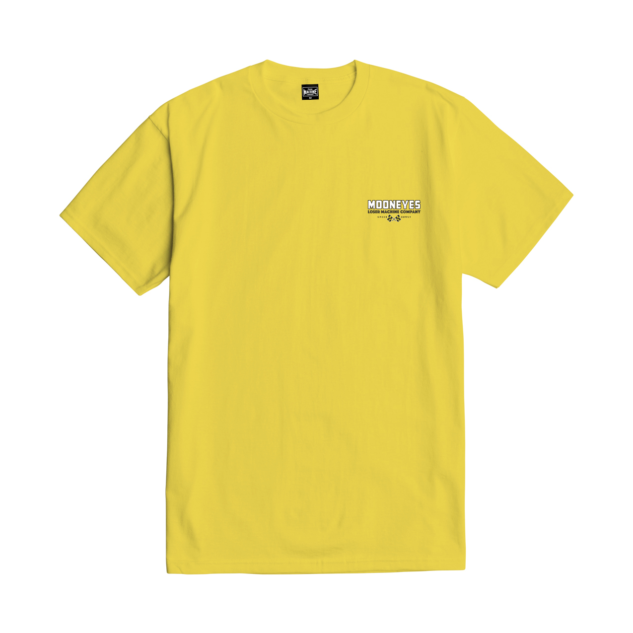 LOSER MACHINE X MOONEYES WINNERS CIRCLE T-SHIRT YELLOW