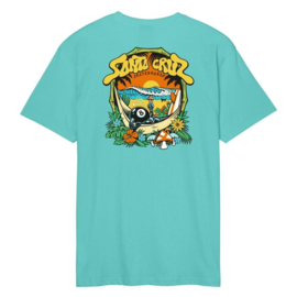 SANTA CRUZ WINKOWSKI 8BALLER TRIP T-SHIRT POOL BLUE