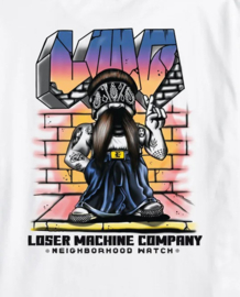 LOSER MACHINE NEIGHBORHOOD WATCH T-SHIRT WHITE