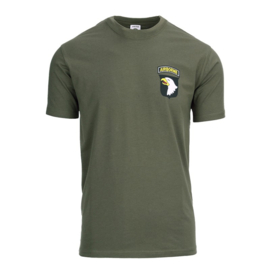 FOSTEX  101ST AIRBORNE SCREAMING EAGLES T-SHIRT GREEN