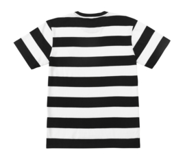 LOSER MACHINE MOONEYES  BLOOMFIELD KNITTED SHIRT BLACK/WHITE