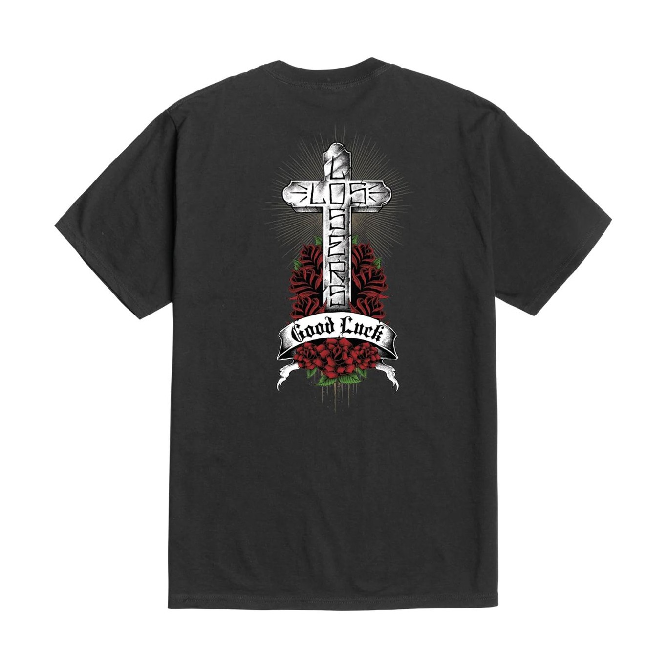 LOSER MACHINE GOOD FORTUNE T-SHIRT BLACK