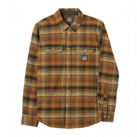 LOSER MACHINE X ESPINOZAS KINSMAN FLANNEL SHIRT GREEN