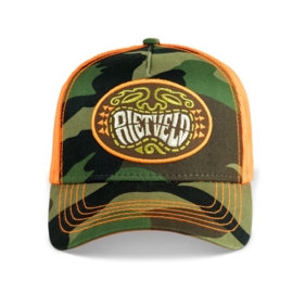 RIETVELD TIKI FACE TRUCKER CAP