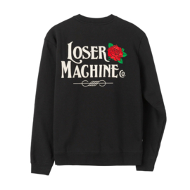 LOSER MACHINE COLEMAN CREW SWEATSHIRT BLACK