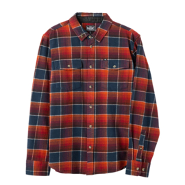 LOSER MACHINE EMERSON FLANNEL-SHIRT NAVY