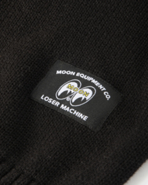 LOSER MACHINE THROTTLE SWEATER BLACK WHITE