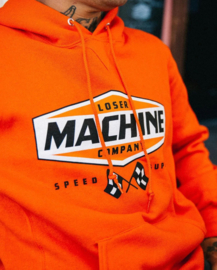 LOSER MACHINE  OVERDRIVE PULLOVER HOODIE ORANGE