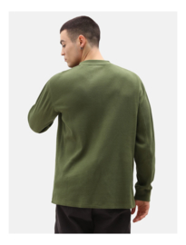 DICKIES ZWOLLE WAFFLE LONGSLEEVE T-SHIRT ARMY GREEN