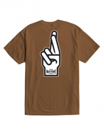 LOSER MACHINE GOOD LUCK  T-SHIRT BROWN SUGAR