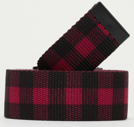 DICKIES SCOTTSVILLE BELT RED BLACK
