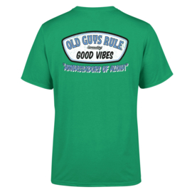 OLD GUYS RULE  AMBASSADORS OF ALOHA  T-SHIRT  KELLY GREEN