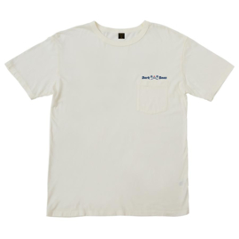 DARK SEAS LONG BRANCH OLD TIME POCKET TEE ANTIQUE WHITE