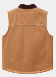 DICKIES DUCK CANVAS VEST BROWN