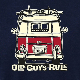 OLD GUYS RULE 'GOOD VIBES II' T-SHIRT  NAVY