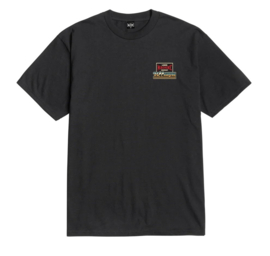 LOSER MACHINE X MOONEYES RED LINE T-SHIRT BLACK