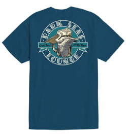 DARK SEAS EASY GOING  T-SHIRT HARBOR BLUE