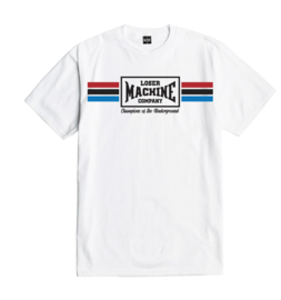 LOSER MACHINE WARM UPS T-SHIRT WHITE