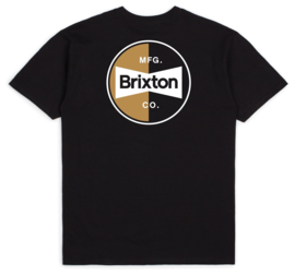 BRIXTON PATRON T-SHIRT BLACK